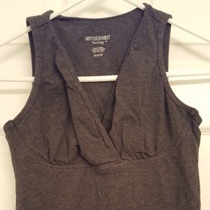 Motherhood crossover nursing tank top